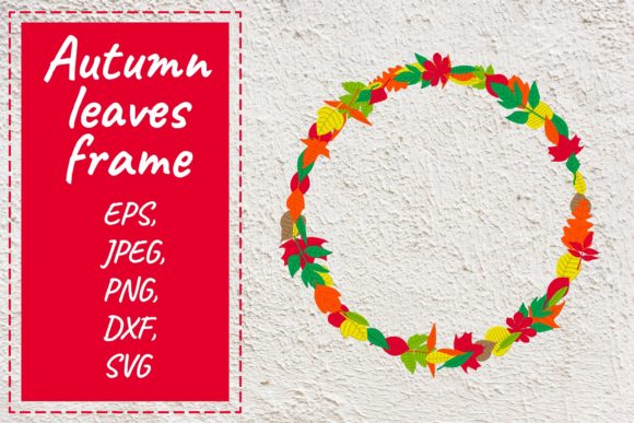 Autumn Leaves Frame for Creative Projects