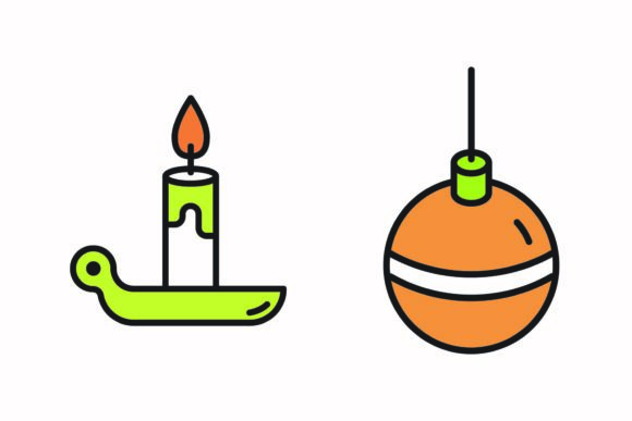 Christmas Decorative Candle Ball Vector: A Versatile Design Asset for Festive Creations