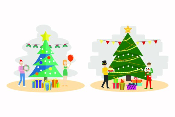 Christmas Party Illustration Decorative