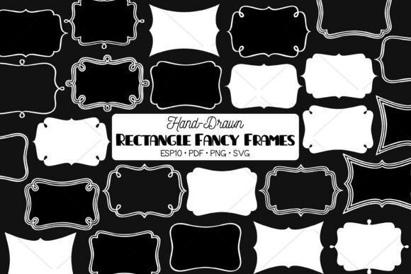 Fancy White Rectangular Frames Border: Elevating Creativity in Modern Design