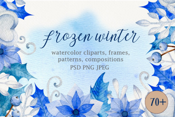 Frozen Winter Watercolor Set: Strategic Design Asset for Creative Professionals