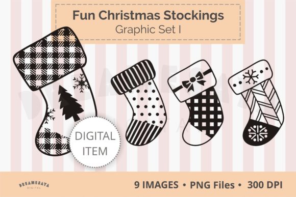 Fun Christmas Stockings Png Clipart I: A Guide to Choosing and Using High-Quality Clip Art