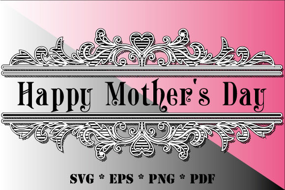 Happy Mother's Day Black White Decorative: A Timeless Design for Special Occasions