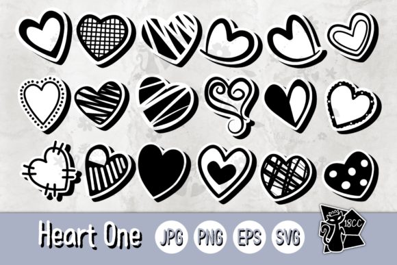 Heart One Clipart Stickers: Strategic Decorative Elements for Creative and Professional Use