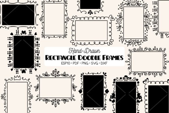 Rectangle Frame Oblong Border Wreath: A Versatile Digital Graphic for Creative Projects