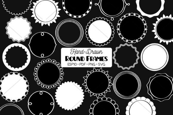 Round Frames White Circle Border Decor: A Versatile Tool for Creative Projects