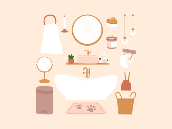 Scandinavian Modern Bathroom Interior