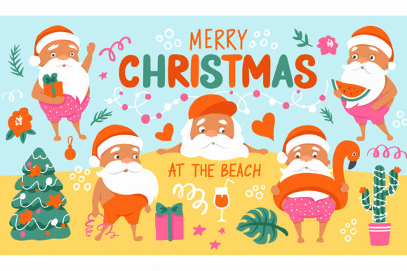 Tropical Christmas. Summer Santa: A Strategic Approach to Festive Branding and Design