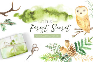 Watercolor Forest Graphic Set: A Versatile Resource for Creative Projects